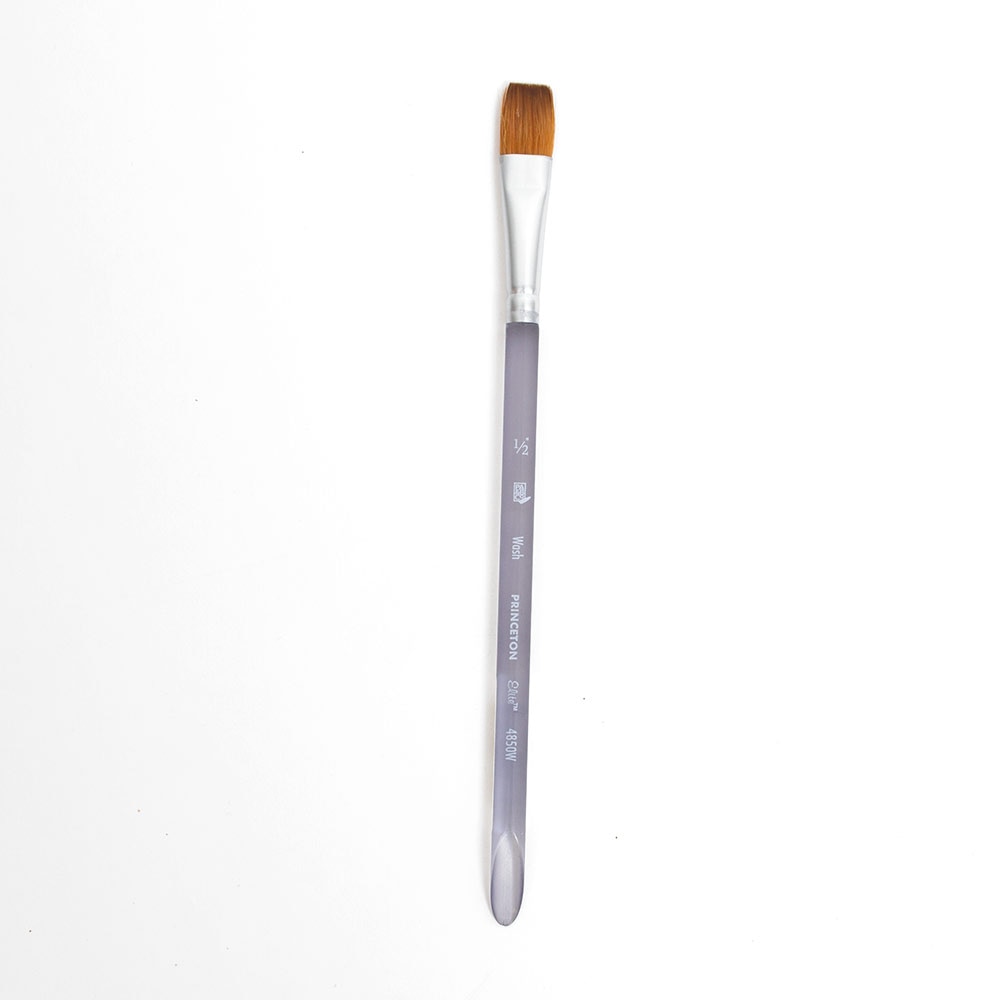 Princeton, Brushes, Art & School, Elite, Synthetic, Kolinsky Sable, Watercolor, 105319, Wash, 1/2